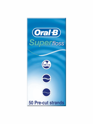 Oral-B Tannkrem Super Floss Pre-Cut Floss Strands - 50 stk.
