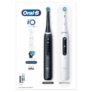 Oral-B - iO5 Duo Black UCB & White SC - Electric Toothbrush