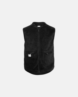 "Original" fleece vest | recycled polyester | svart